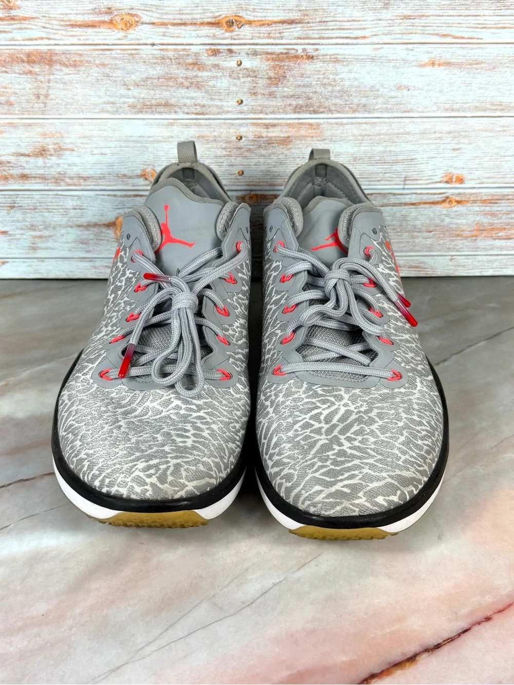 Jordan Trainer 1 Low Elephant Print Grey Infrared Jumpman Sneakers size 13